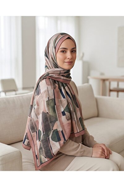 test marka Nergi̇s scarf natural shawl