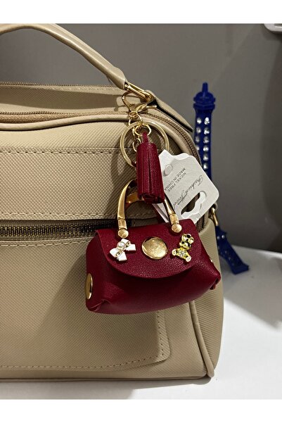 MODA MAisonLune Mini Çanta Charmı Kulaklık Kılıfı Anahtarlık Çanta Aksesuarı ...