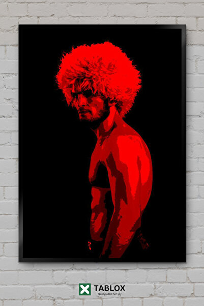 TABLOX Habib Nurmagomedov UFC Fighting MMA Dağstan Tablou decorativ din MDF c...