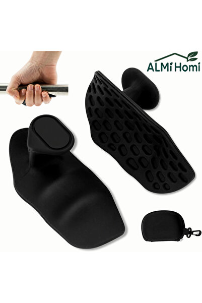almihomi قفازات رياضية مضادة للانزلاق - مقابض سيليكون متينة لرفع الأثقال والك...