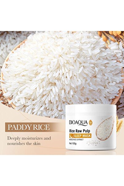 Bioaqua Pure Rice Sleep Facial Mask Private Label Beauty Skin Care Hydrating ...
