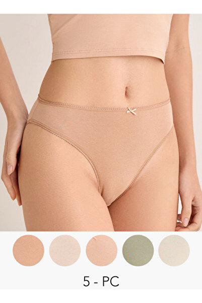 Splash FAV Set of 5 - Bikini Briefs Bow Accent