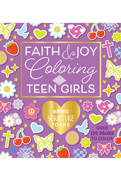 Chartwell Books Faith & Joy Coloring for Teen Girls: Bring Scripture to Life ...