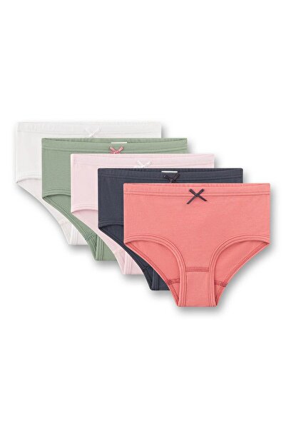 Sanetta Mädchen Hipslips, 5er Pack - Kids, Slips, Single Jersey, Baumwoll-Str...