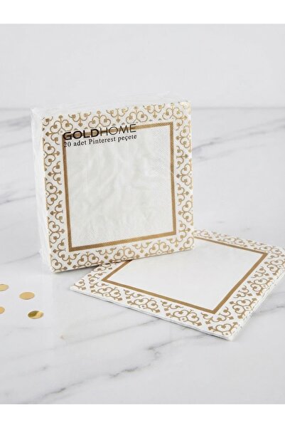 METE MUM PİNTEREST DESENLİ DEKORATİF KAĞIT PEÇETE 33X33 CM - 20'Lİ PAKET - SO...