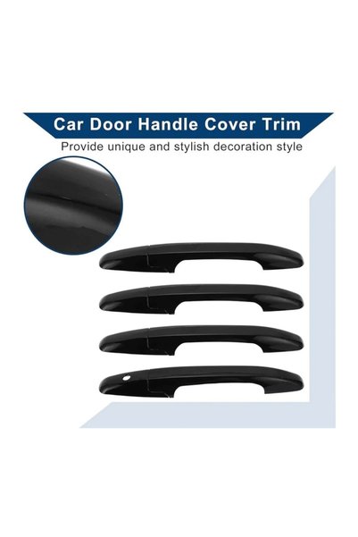FV-TUNİNG Vw Golf 7 7.5 Piano Black Door Handle Insert Imported