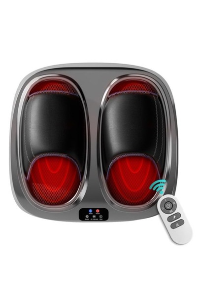 MJK Foot Massager Machine with Heat Deep-Kneading Therapy Air Compression Shi...