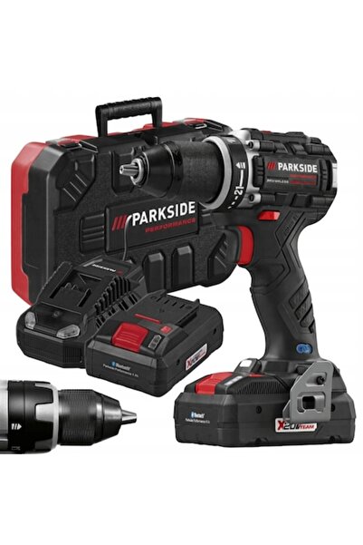 PARKSIDE Mașină de găurit și înșurubat, 20V, 60 Nm, motor fără perii, set com...