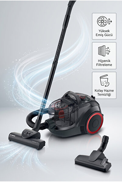 Bosch Serie 4 ProPower 750 W Toz Torbasız Elektrikli Süpürge - Turbo Başlıklı...
