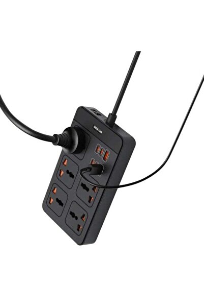 Green Lion GS 500 11-in-1 Power Socket Extension, 5 AC Outlets, 4 USB-C, 2 US...