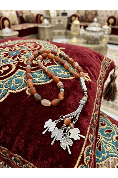 SER سبحة من حجر العقيق البرازيلي