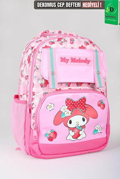 MY MELODY x Geantă de școală de dimensiuni mari, colecția Sweet Berry, licenț...