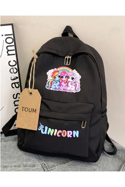 Touz Moda Unicorn Printed Girls' School, Classroom, Course Backpack
