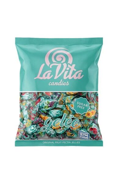 OEM LA VITA JELLY 1kgr (MIX 6 FRUITS) - (SUGAR FREE)