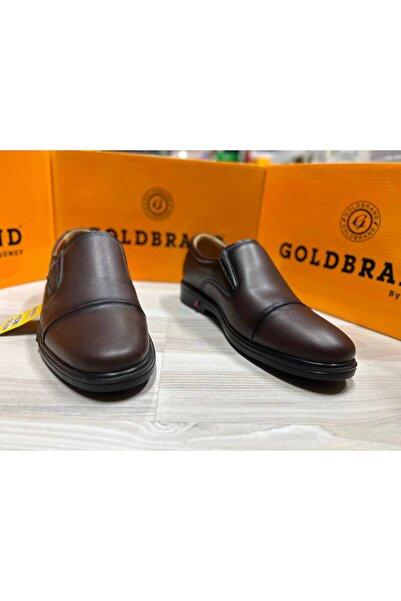 Goldbrand 458-1 Genuine Leather Casual Orthopedic Comfortable Men's Shoes