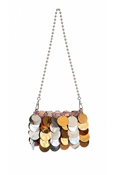 GZ GAIBAG Zincir Askılı Mini Pullu Çanta |Mix