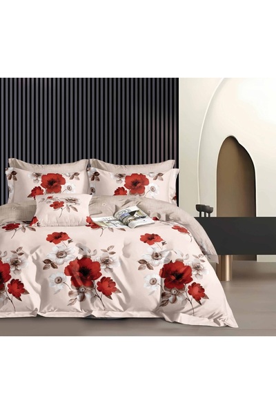 CHIRASO Bed Linen Top Bottom Set , FINET, 6 Pieces, Stretchy Sheet 180x200cm,...