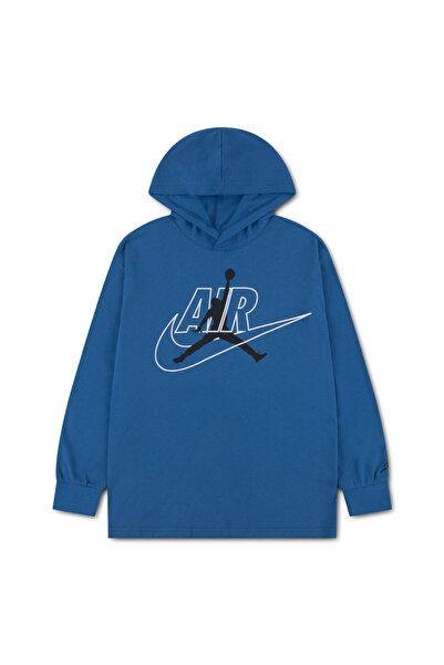 Nike سترة رياضية للأولاد من جوردان JDB MJ JUMPMAN AIR HOODED LS 95G341-UUG