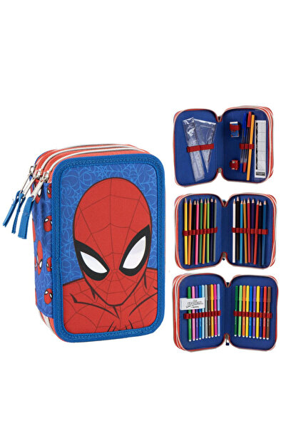 SPIDERMAN Κασετίνα μολυβιών με 3 επίπεδα αποθήκευσης Giotto