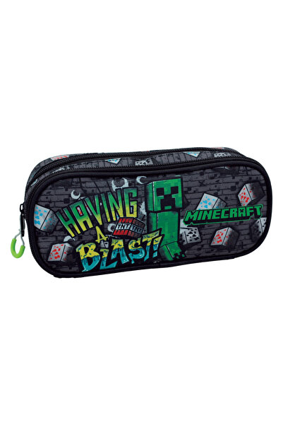 MINECRAFT Metro Art Blast Pencil Case with 2 Compartments 23.5 cm