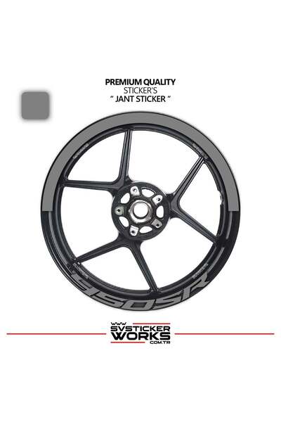 ARONA Cfmoto 450Sr Wheel Rim Strip – Half Rim Covering & 450Sr Lettering Stic...