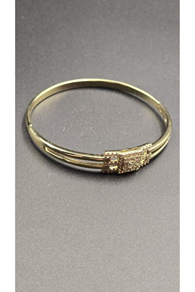 XUPING JEWELRY 18 Ayar Gold Geometrik Taş İşlemeli Bilezik