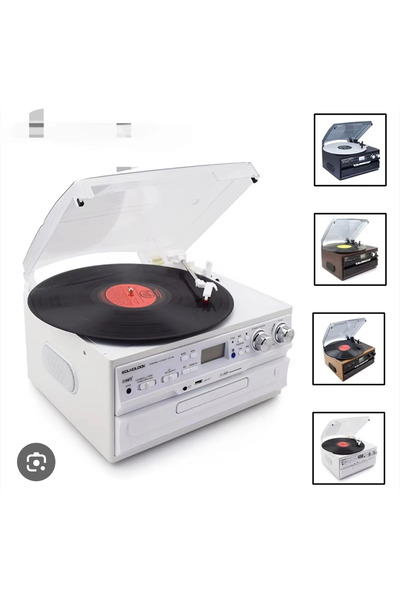 Genel Markalar Bluetooth CD USB MP3 radyo müzik seti beyaz renk 2 yıl garanti...