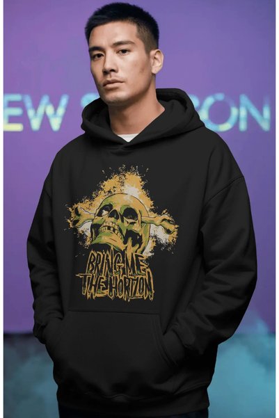 SEVBANO Bring Me The Horizon Rock Metal Music Group Hanorac premium supradime...