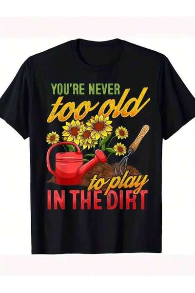 9JY Humorous Botanical Gardener T-Shirt, 100%, Soft And Airy Crewneck, 180G, ...