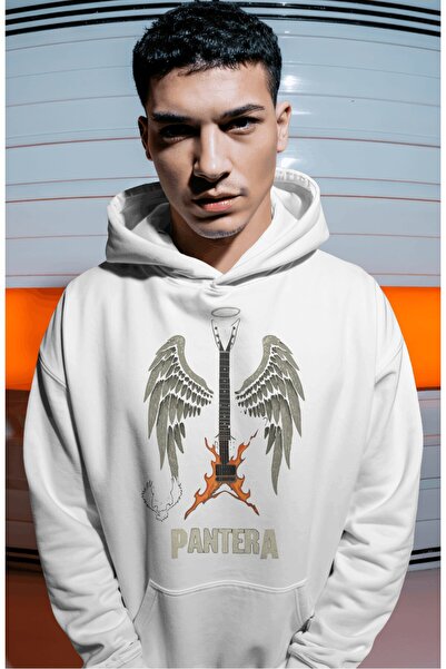 SEVBANO Pantera rok metal muzički bend, unisex oversize premium hoodie sa zad...