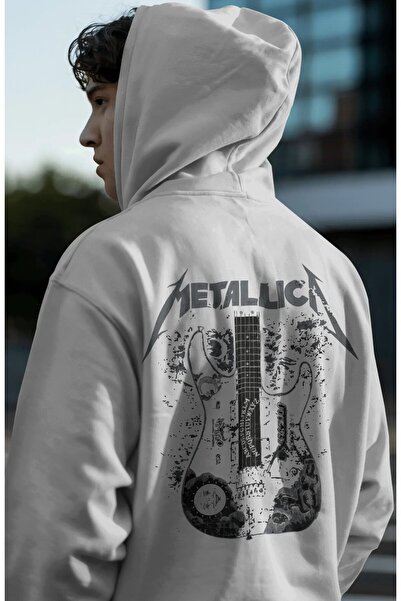 SEVBANO Metallica Rock Metal Music Band Back Printed Unisex Oversize Premium ...