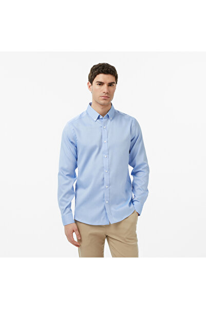 Nautica Erkek Mavi Slim Fit Gömlek