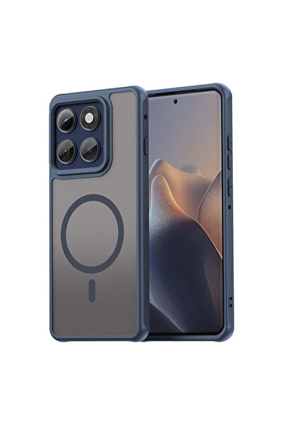 Techsuit Husă pentru Motorola Edge 60 Pro, HaloFrost II MagSafe, albastru mar...