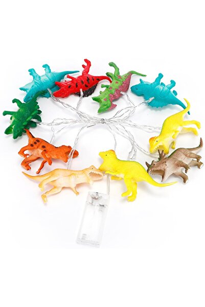 Arbest Dinosaur String Lights,Realistic Looking,10 LED,Battery Powered,for Ki...