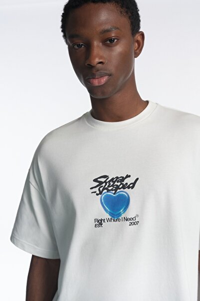 Pull & Bear STWD Sweet Candy grafikli tişört