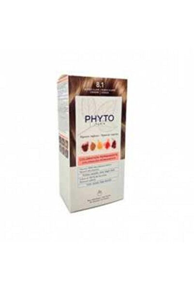 Phyto Vopsea de păr permanentă 8.1 Blond Cenușiu Deschis, 50 ml