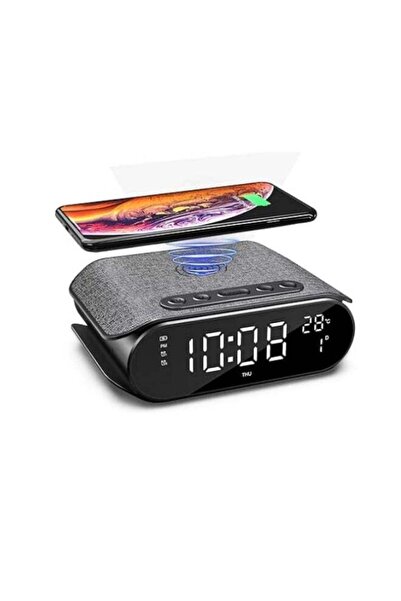 Generic Alarm Clocks Radio: Digital Clock for Bedrooms - Fast Wireless Charge...