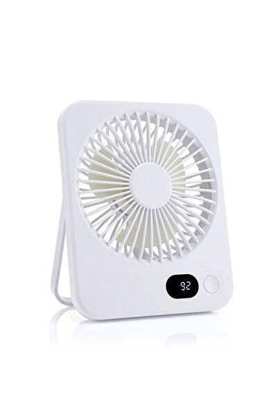 Generic Small Table Fan Portable Small Fan | 5-Speed Settings Personal Cooler...