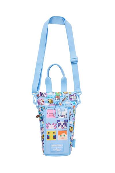 SMIGGLE Minecraft-Themed Bottle Bag with Strap