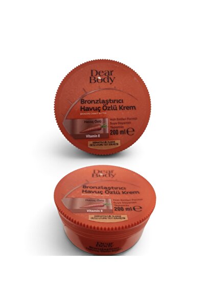 dear body Bronzlaştırıcı Havuç Özlü Krem 200 ML 1 Adet