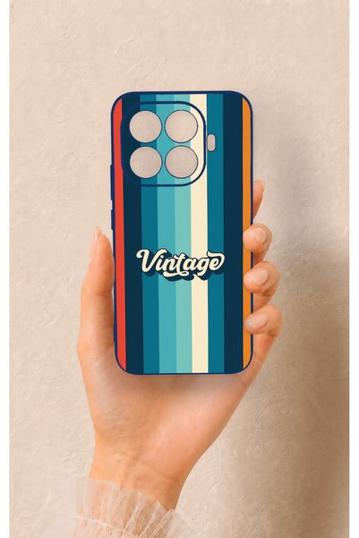 Vip Case Mi 15t Pro Compatible Vintage Patterned Silicone Case