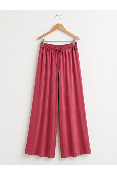 Retrobird Pantaloni - Roșu - Croi relaxat