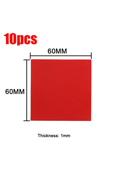Choice1 Square 60x60mm 10PCS 10-100Pcs Transparent Acrylic Double Sided Tape ...