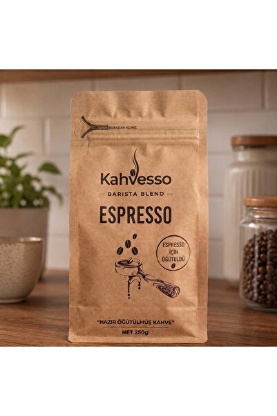 Kahvesso Barista Blend - Espresso İçin Öğütülmüş - 250gr