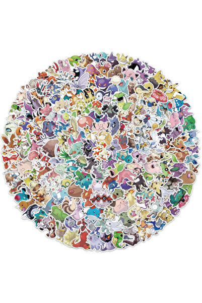 choice2 200PCS 100/200/300Pcs Pokemon Kawaii Pikachu Stickers Decoration Deca...
