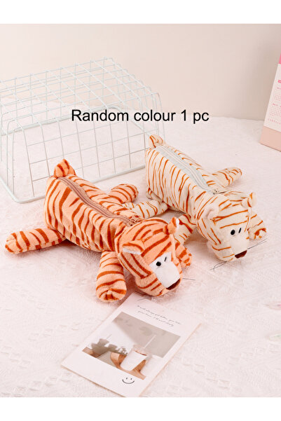 Choice Leopard 1pc Frog/Leopard Pencil Case, Large Capacity Kawaii Pen Pouch,...
