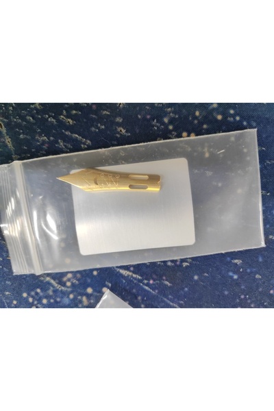 Choice golden nib MAJOHN Soft Elastic Calligraphy Nib Round Body Pointed Tip ...