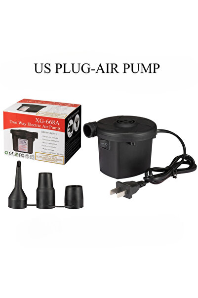 choice2 US PLUG-AIR PUMP Portable Electric Air Pump with Multiple Nozzles for...