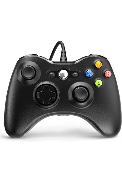 Velaris Controler Dual Shock pentru PC și Xbox 360 cu stick-uri analogice, vi...