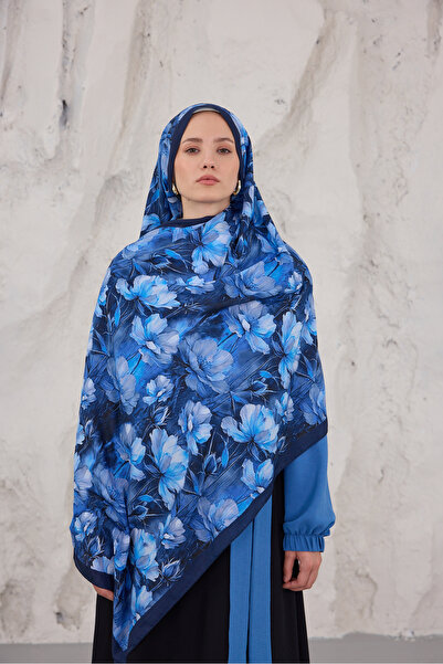Mira İpek Patterned Bamboo Shawl Tok Duran Women's Shawl Bk55